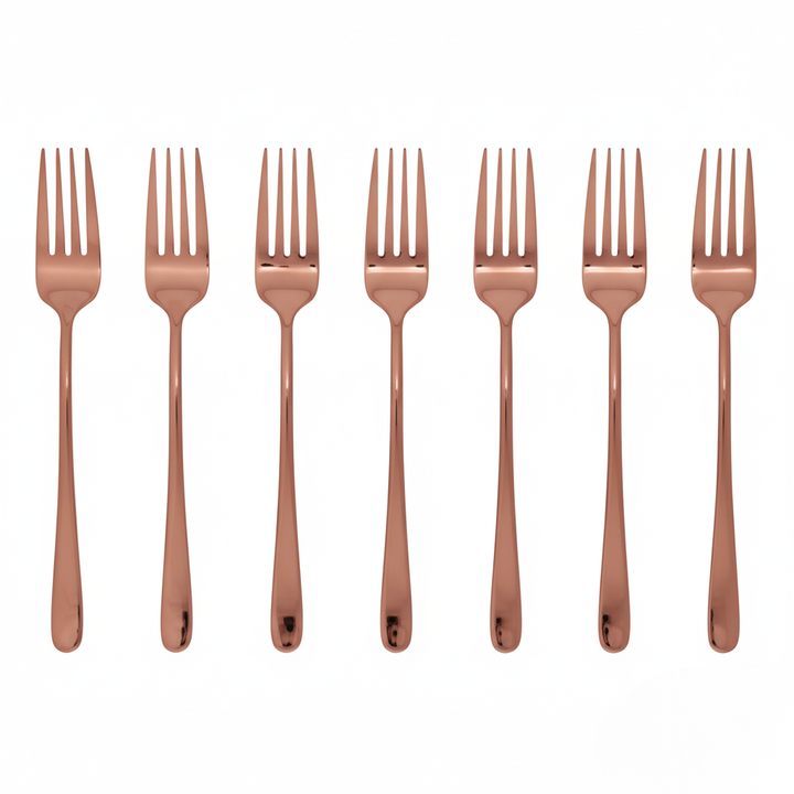 BowLift | Luxury table fork with durable plating shine