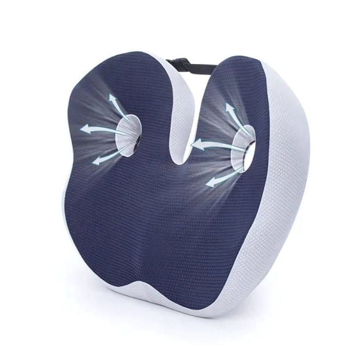 BowLift | SitSmart Adjustable Memory Foam Seat Cushion | Tailbone Relief & Posture Support for Office, Car, and Dining Chairs