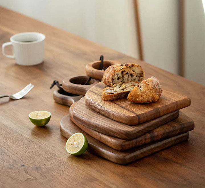 BowLift | 2-Pack Premium Walnut Wooden Chopping Boards – Elegant & Durable Cutting and Serving Board Set