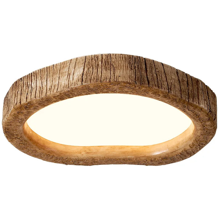 BowLift | Rustic LED Ceiling Lamp with Wood Look - Auralog