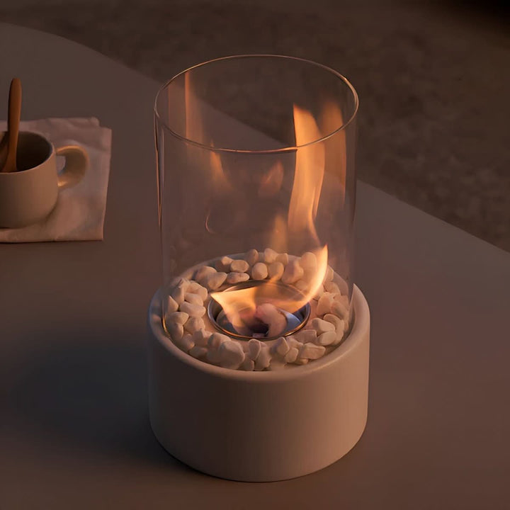 BowLift | Table fireplace without smoke for stylish indoor & outdoor use