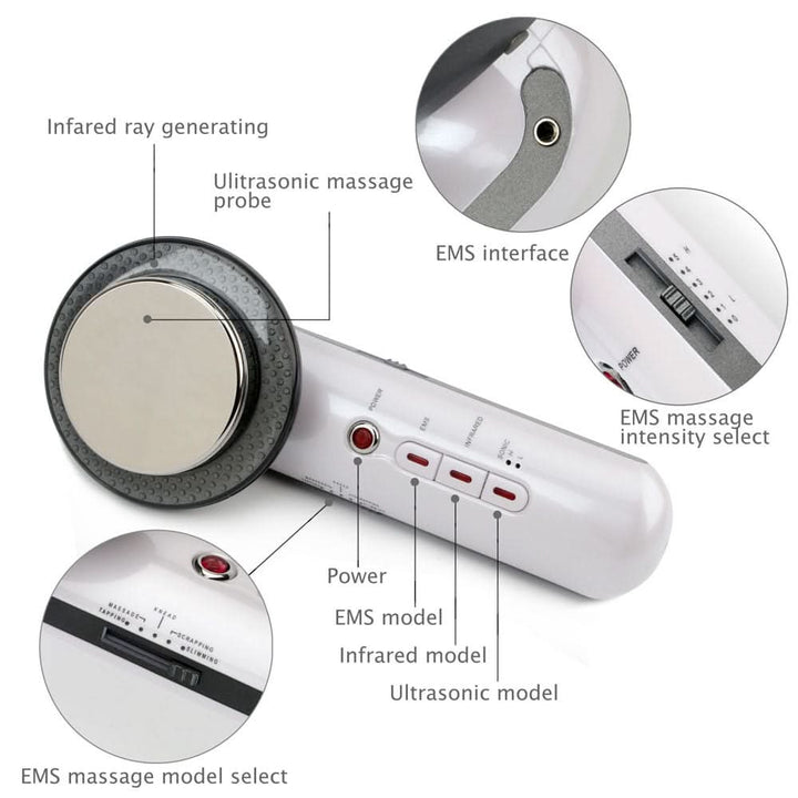 BowLift | SlimShape – 3-in-1 Cellulite & Fat Burner with EMS, Ultrasound & Infrared Light