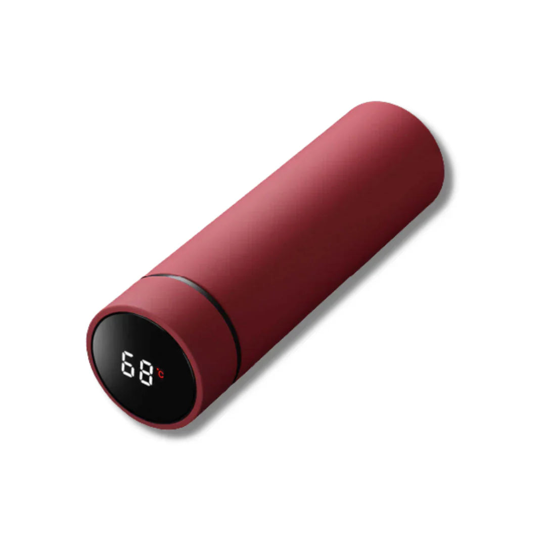 BowLift | Insulated Bottle with Digital Temperature Display – Stainless Steel Travel Mug for Hot and Cold Drinks