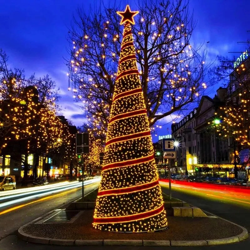 BowLift | Sunny LED Outdoor Lights, Waterproof Christmas Lighting, 20/50 LED, Eco-Friendly and Effective