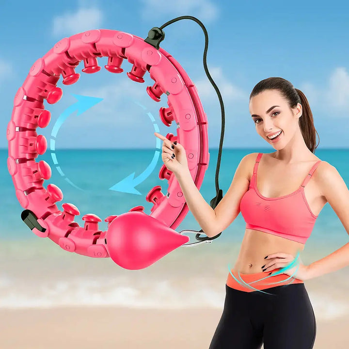 BowLift | Smart Hula Hoop with Weight – Adjustable & with Gentle Massage Effect