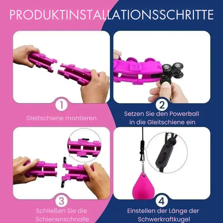 BowLift | Smart Hula Hoop with Weight – Adjustable & with Gentle Massage Effect
