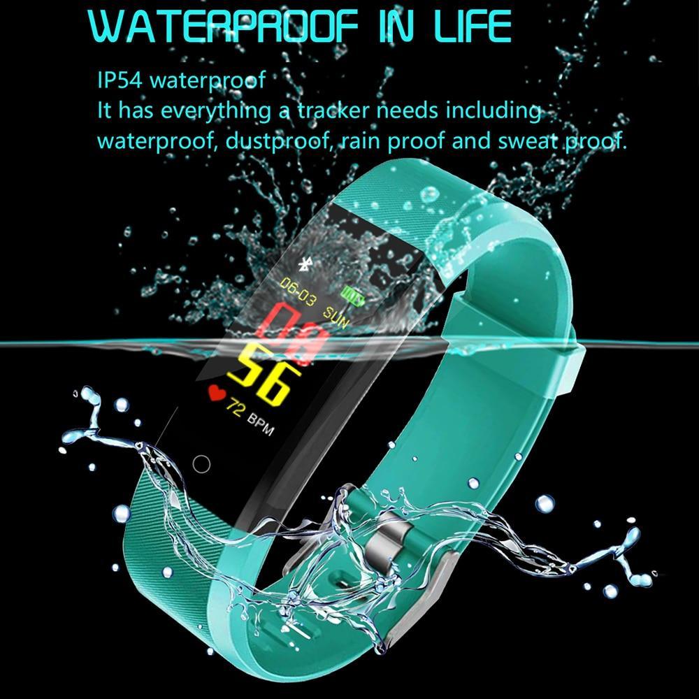 BowLift | Smart Wristband fitness tracker Watch Health Heart rate band Blood Pressure Waterproof Smart Bracelet for Men Women Smartband