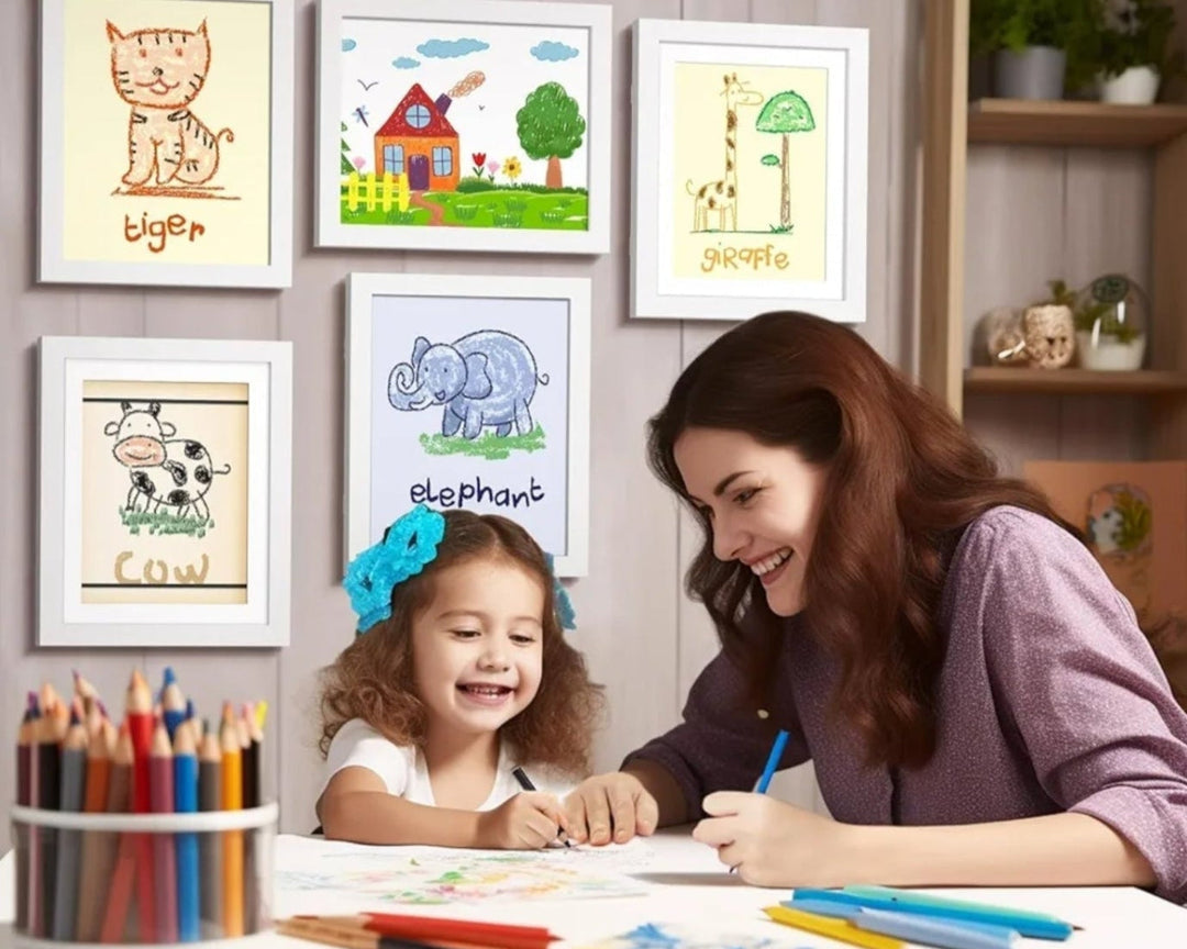 BowLift | ArtNest Magnetic Frame | Creative display solution for children's artwork