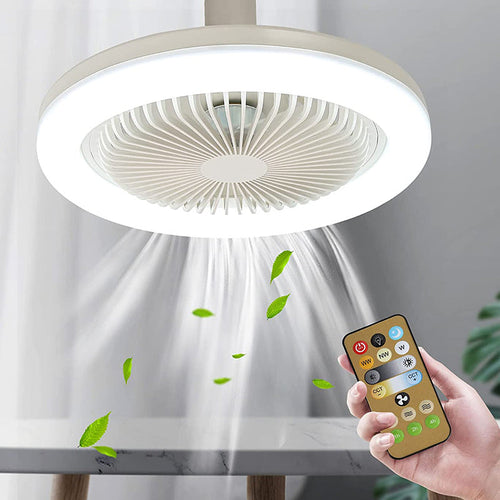 BreezeGlow Fan Light – Ceiling Fan with Remote Control | Bowlift