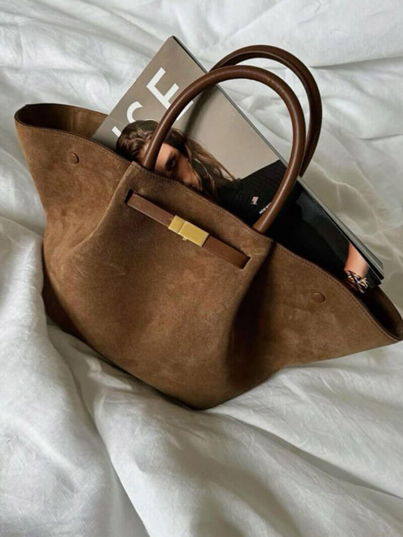 BowLift | Hedwig | Modern Women’s Suede Handbag – Elegant, Versatile & Timeless