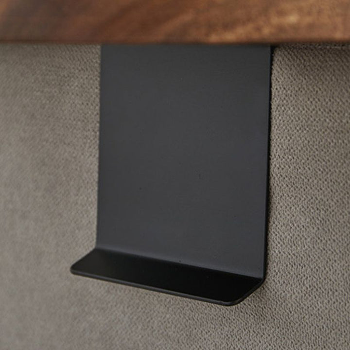 BowLift | Nero – Adjustable Wooden Sofa Armrest Tray | Modern Sofa Arm Table