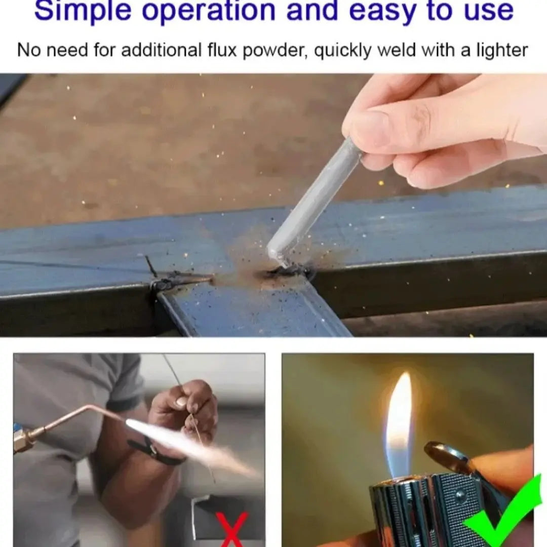 BowLift | Instant Metal Repair Kit Welding Rods (3 pieces)