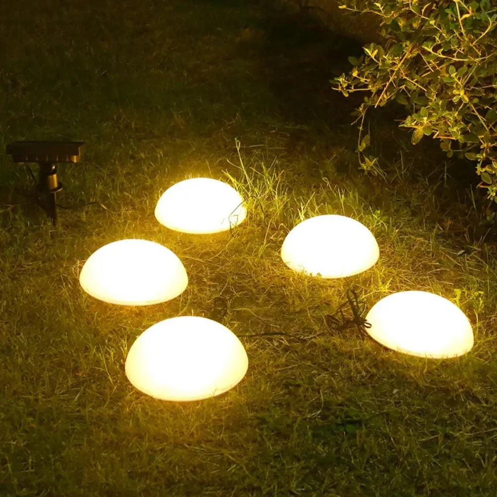 BowLift | EcoGlow – Half-Dome Solar Garden Light