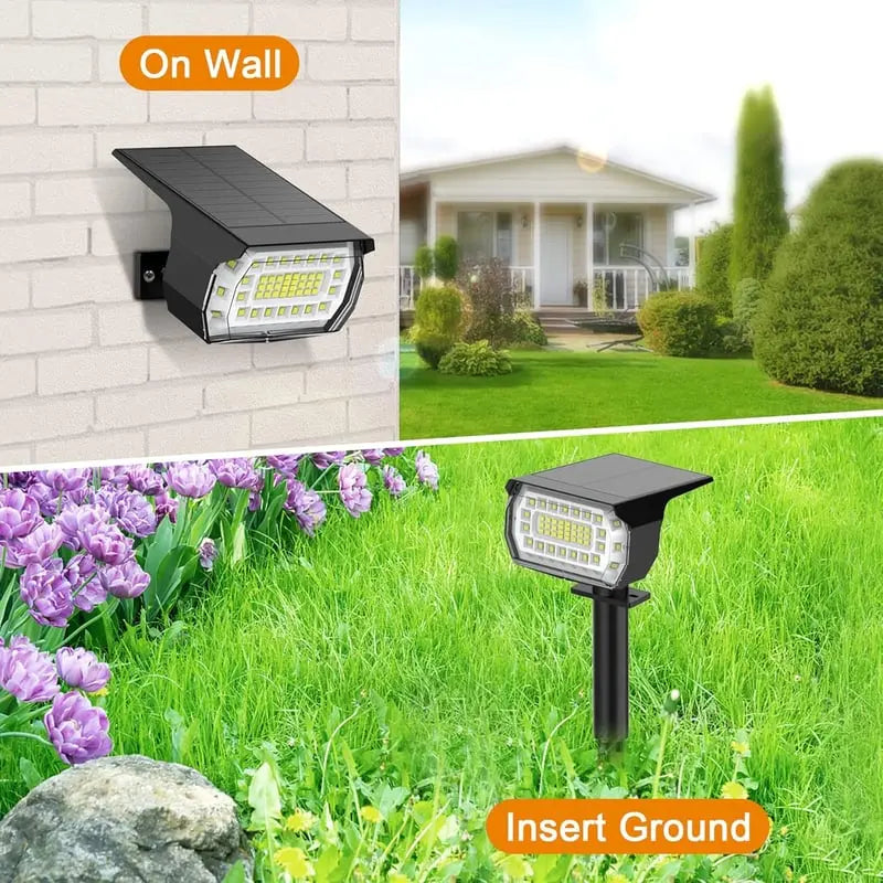 BowLift | Solar-LED-Spotlight for outdoor use – Weatherproof garden lighting with 3 brightness levels