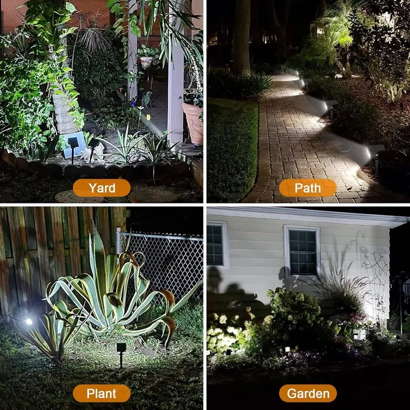 BowLift | Solar-LED-Spotlight for outdoor use – Weatherproof garden lighting with 3 brightness levels