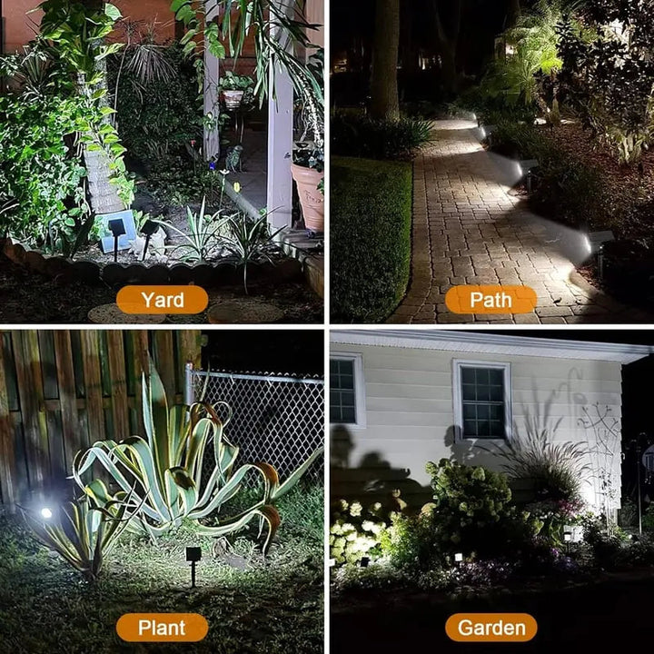 BowLift | Solar-LED-Spotlight for outdoor use – Weatherproof garden lighting with 3 brightness levels