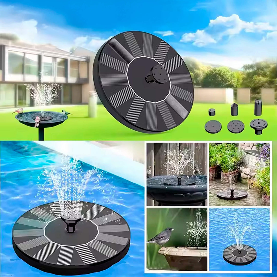 BowLift | Solar-Powered Water Fountain | Effortless Installation & Multiple Spray Patterns for Garden Ponds and Birdbaths