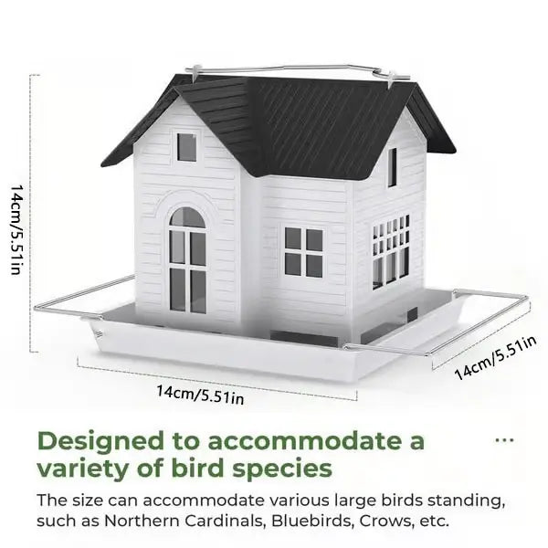BowLift | Solar-Birdhouse with LED – Illuminating Garden Lantern & Feeder Station in one!
