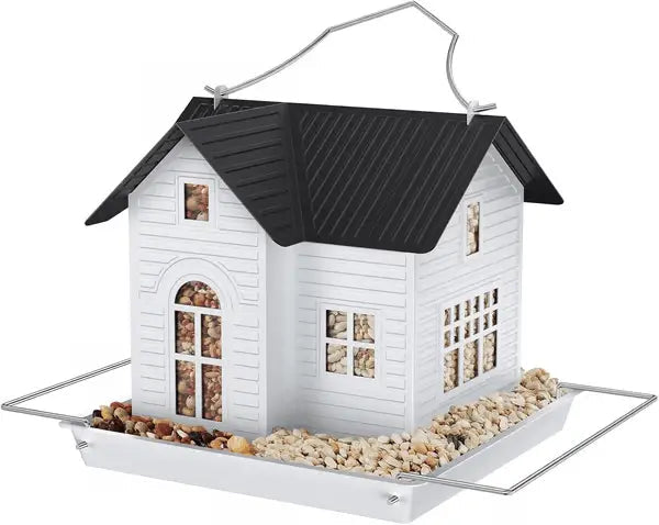 BowLift | Solar-Birdhouse with LED – Illuminating Garden Lantern & Feeder Station in one!