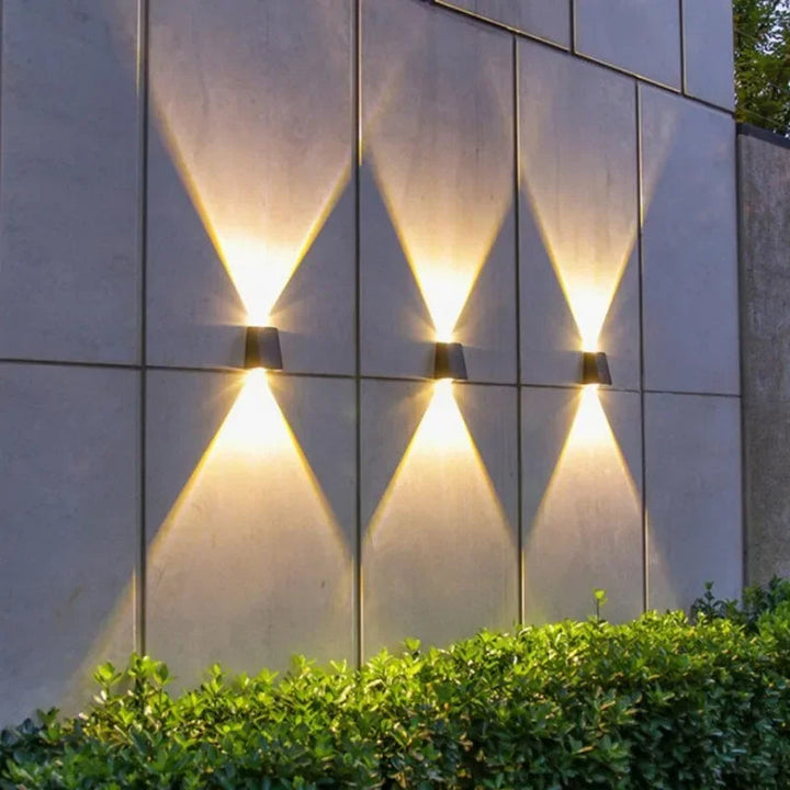 NovaLicht Solar Wall Lamp with Automatic LED Outdoor Lighting | Bowlift