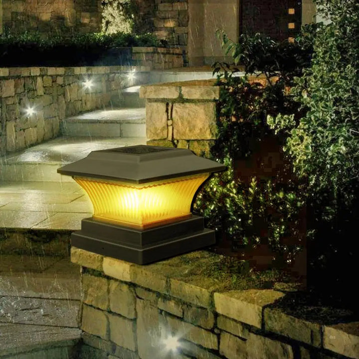 Solar LED Outdoor Lamp - LumiPillar, Energy-Efficient Lighting for Garden, Driveway or Terrace | Bowlift
