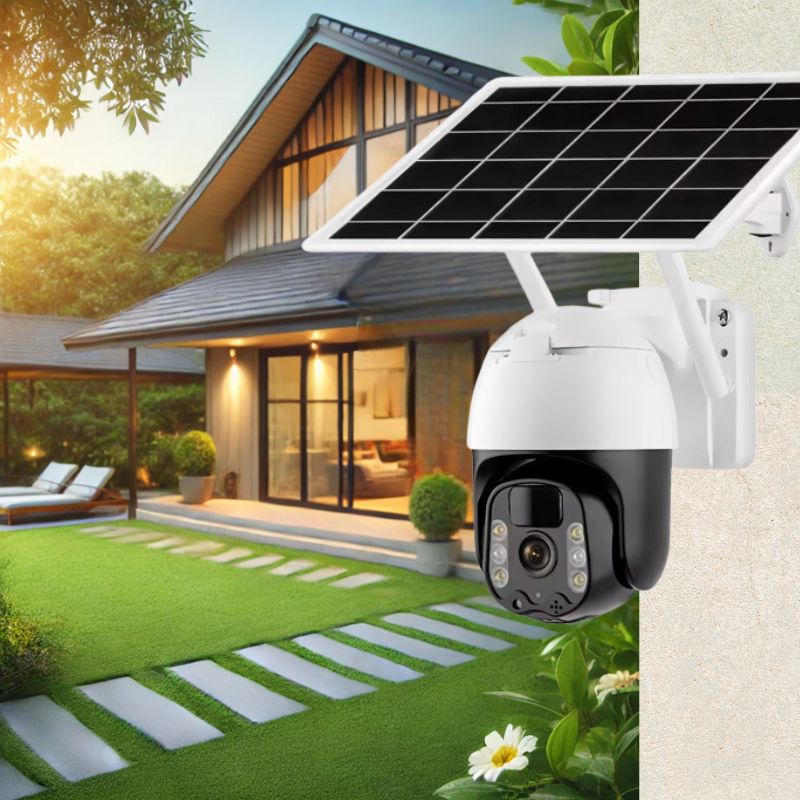BowLift | 2K Solar-Powered WIFI PTZ Camera with Auto-Tracking & Night Vision