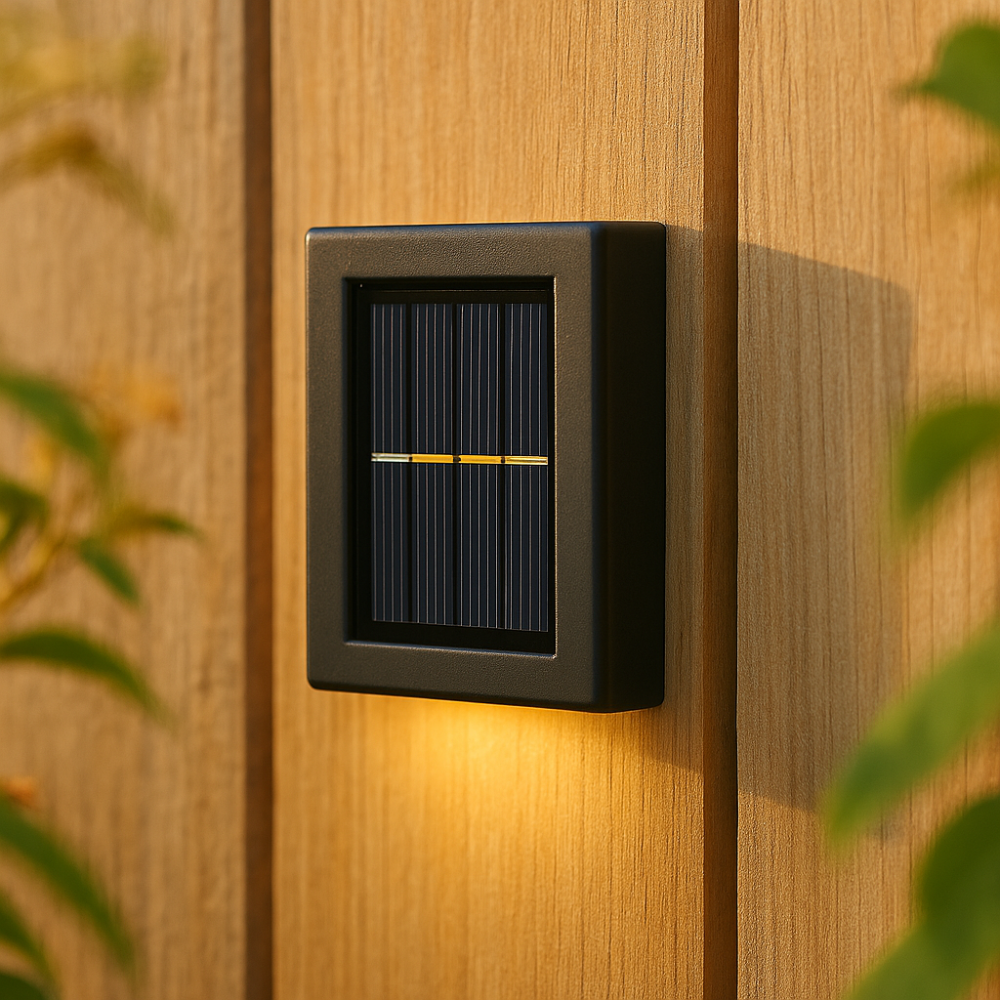 BowLift | SolarGlow Luxe Solar Wall Lamps – Wireless, Stylish & Ready For Sultry Evenings