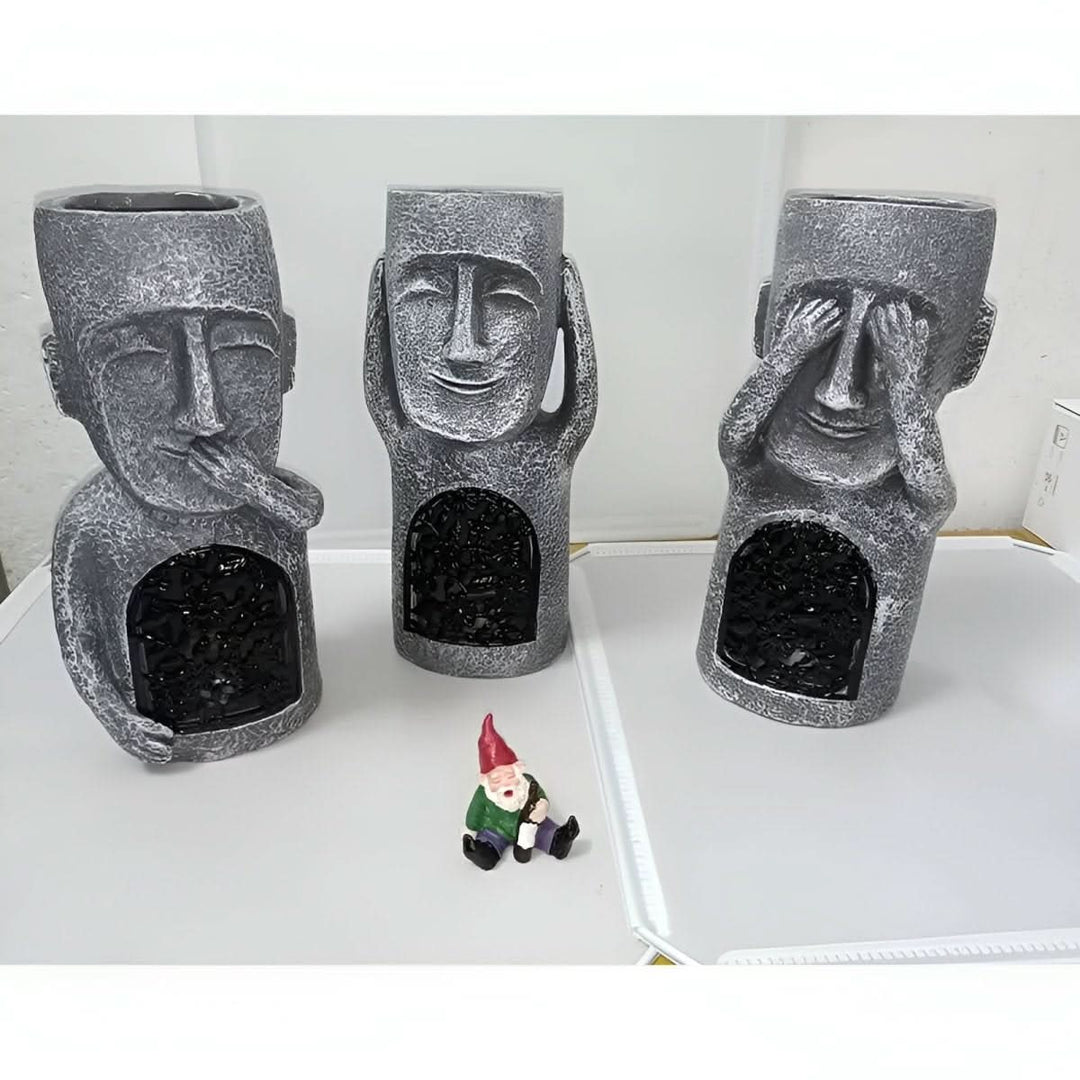BowLift | solar resin garden statues for an enchanting atmosphere