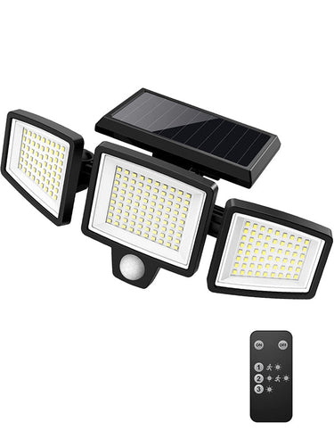 Solar LED Security Light with Motion Sensor - Super Bright Outdoor Lighting for Garden, Garage and Driveway | Bowlift