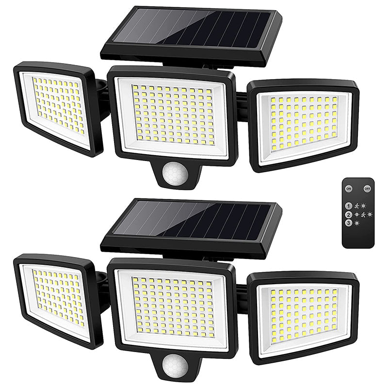 Solar LED Security Light with Motion Sensor - Super Bright Outdoor Lighting for Garden, Garage and Driveway | Bowlift