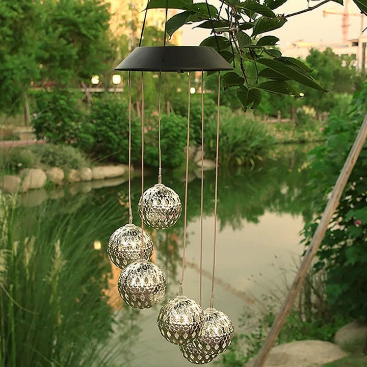 BowLift | Solar Wind Chime for Elegance and Sustainability in the Garden