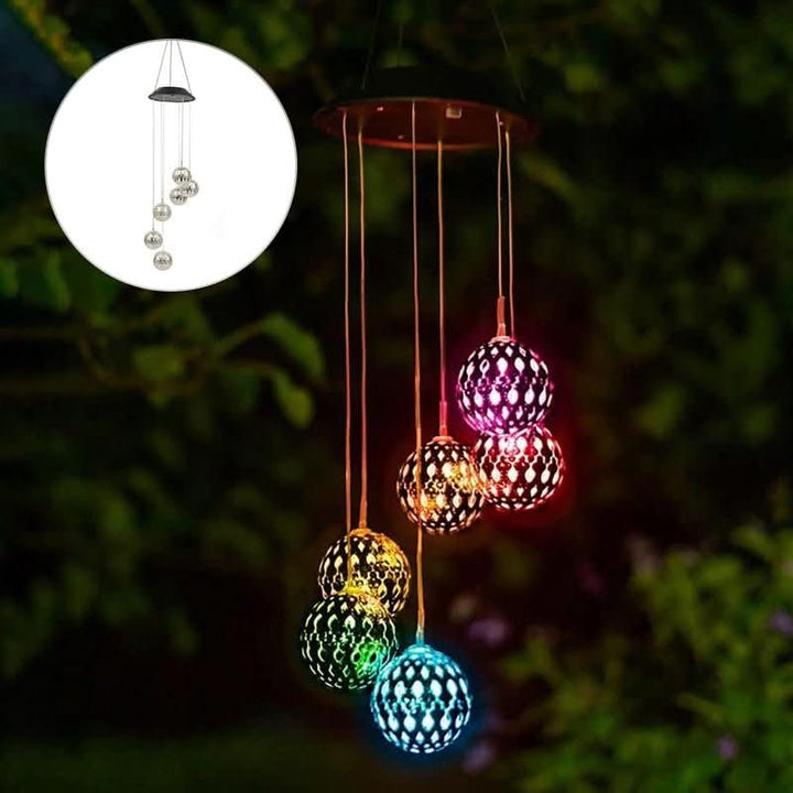BowLift | Solar Wind Chime with LED Light for Garden & Terrace