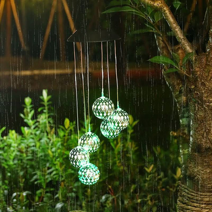BowLift | Solar Wind Chime with LED Light for Garden & Terrace
