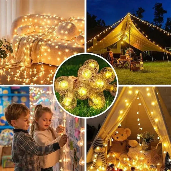 BowLift | Solaria Outdoor Solar Fairy Lights – Waterproof LED Garden String Lights (9.5m)