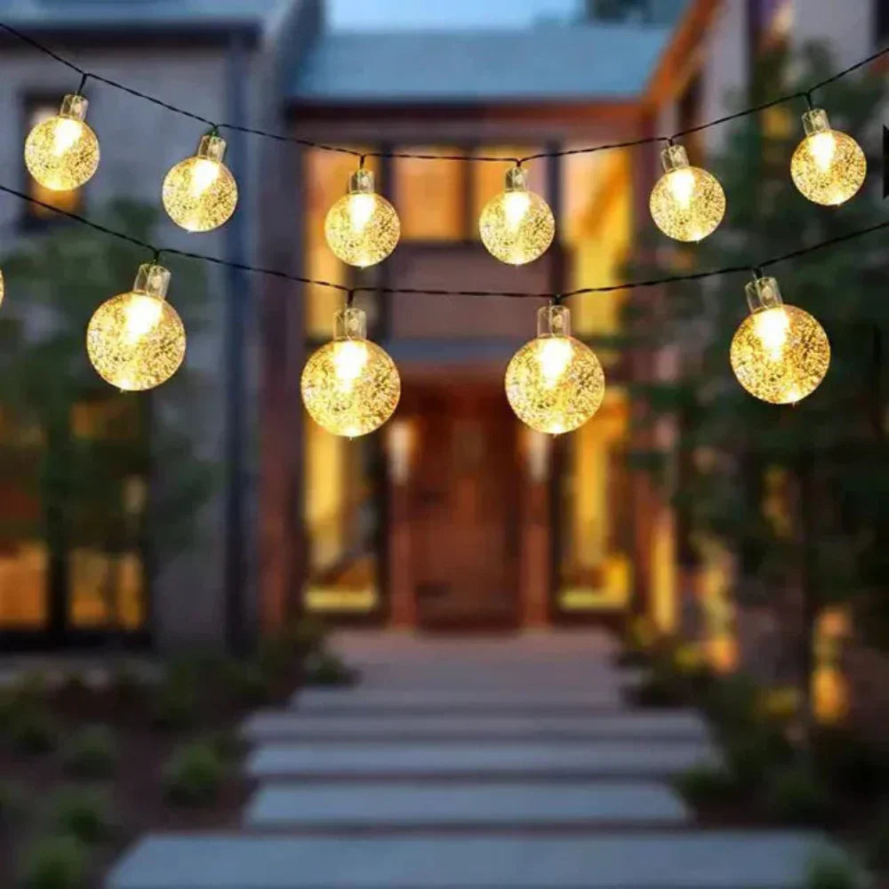BowLift | Solaria Outdoor Solar Fairy Lights – Waterproof LED Garden String Lights (9.5m)
