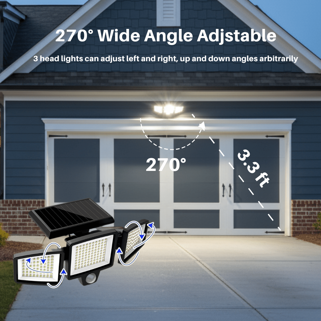 BowLift | Solar-powered security light with motion sensor & remote control