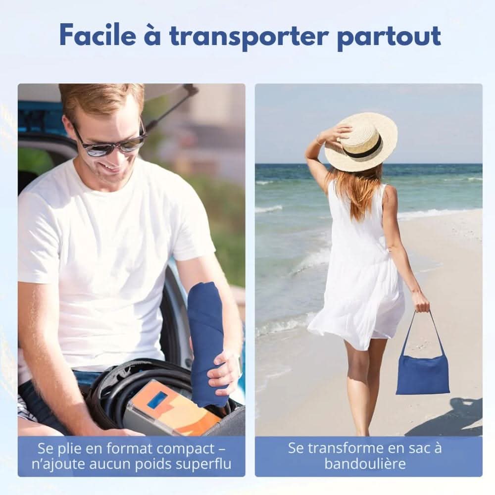 BowLift | Towel with pockets & non-slip grip for deckchairs
