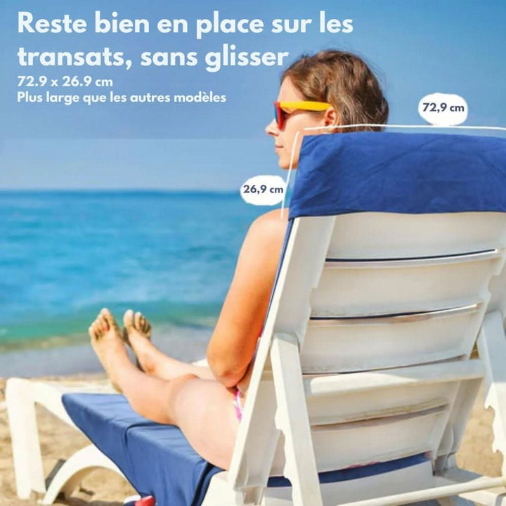 BowLift | Towel with pockets & non-slip grip for deckchairs