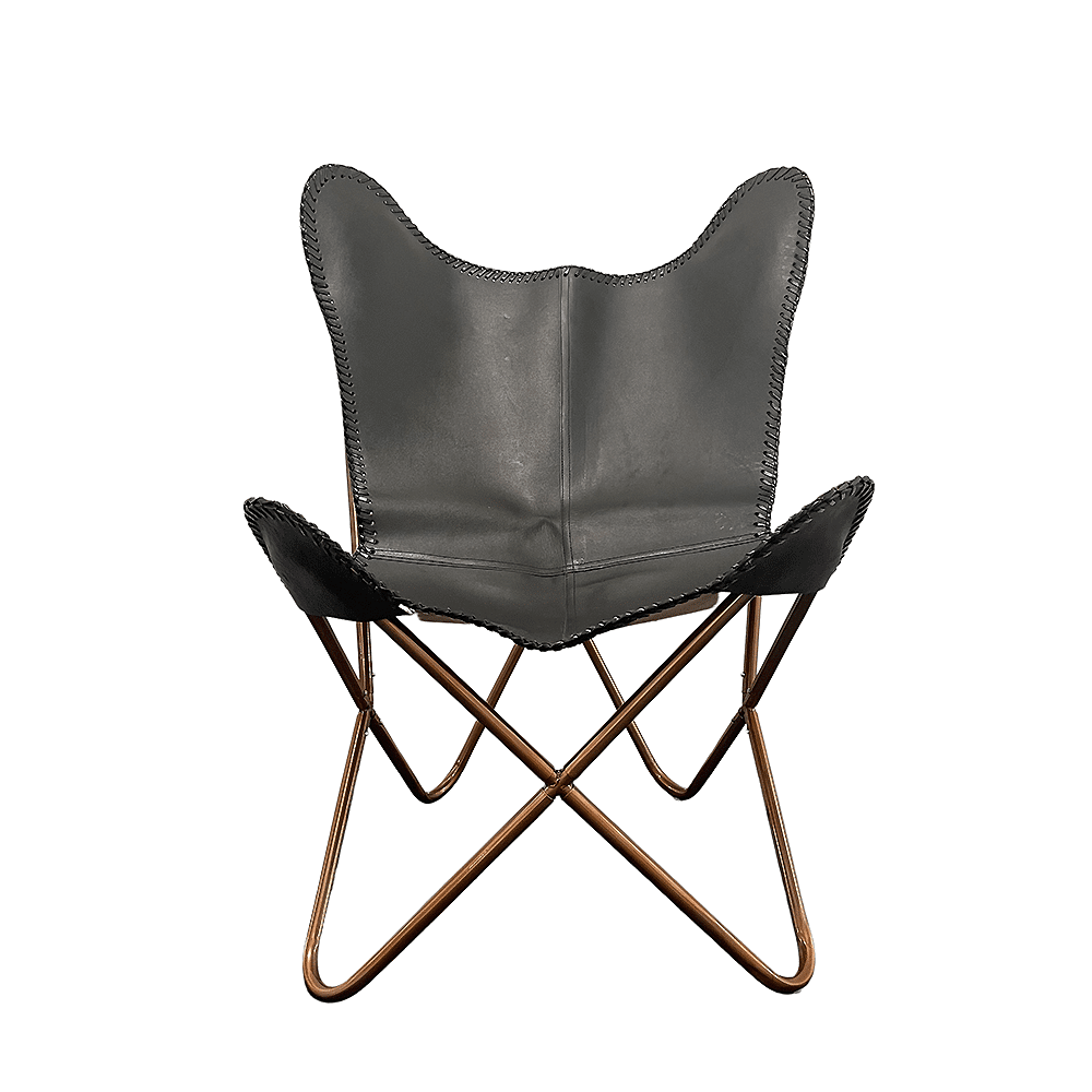 Bat chair made of real leather (available in different colors) | Bowlift