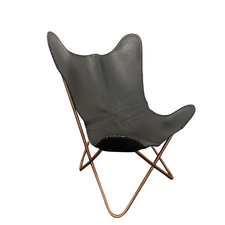 Bat chair made of real leather (available in different colors) | Bowlift