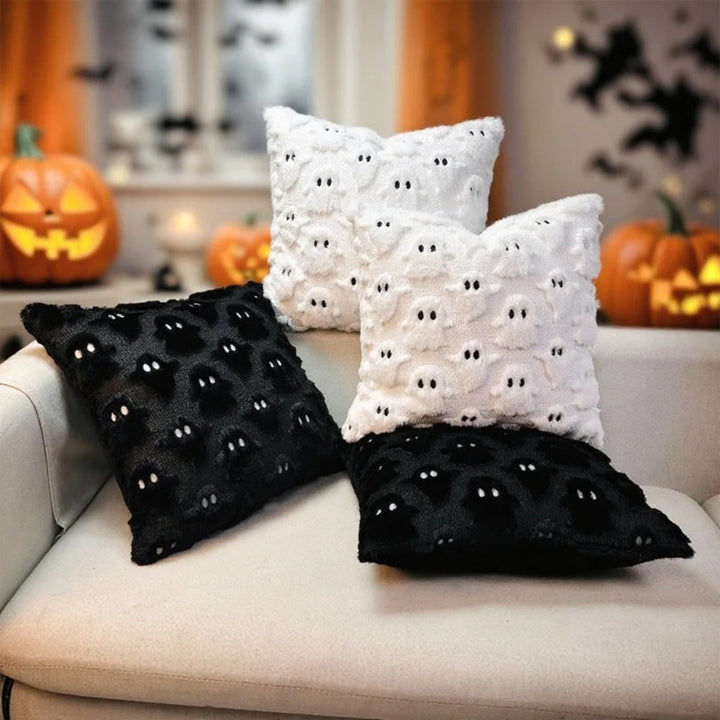 BowLift | Spooky Ghost Plush Halloween Cushion Cover