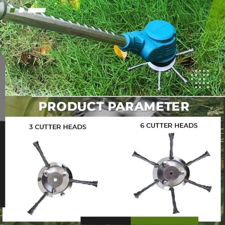 BowLift | Steel Brush Lawn Trimmer Head – Efficient Weed Remover