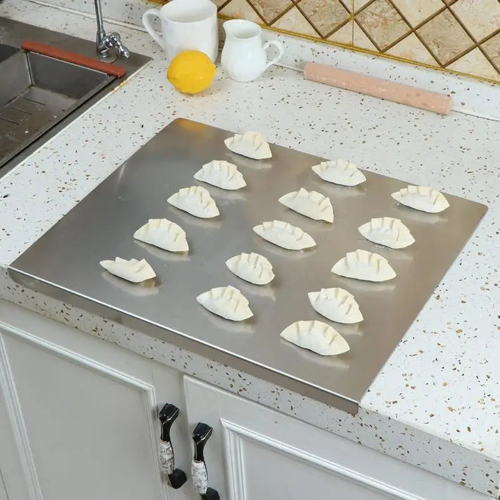 BowLift | SliceGrip – Stainless Steel Cutting Board with Non-Slip and Elevation