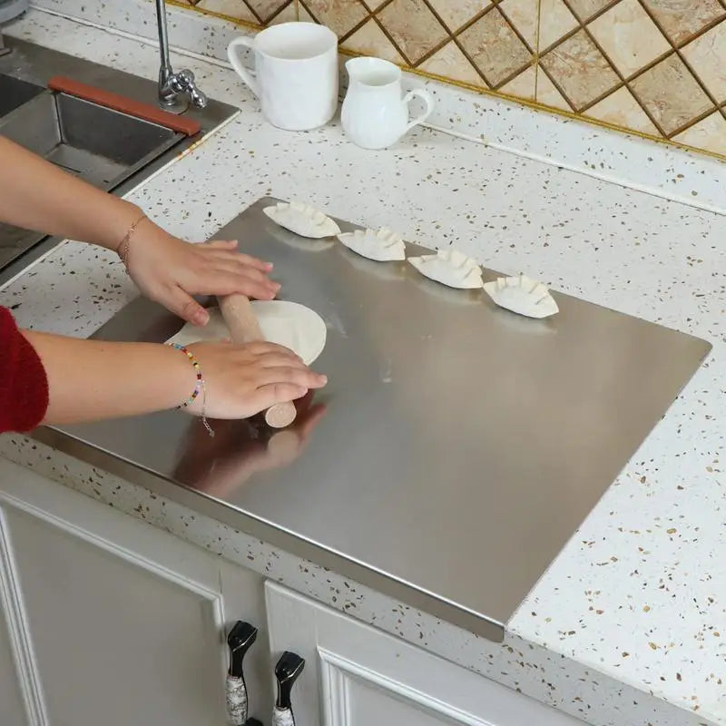 BowLift | SliceGrip – Stainless Steel Cutting Board with Non-Slip and Elevation