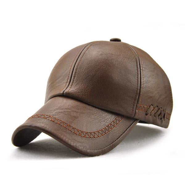Stanley – Stylish men's baseball cap with leather look | Bowlift