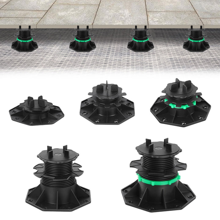 Adjustable pedestal height plate supports | Bowlift