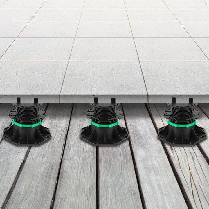 Adjustable pedestal height plate supports | Bowlift