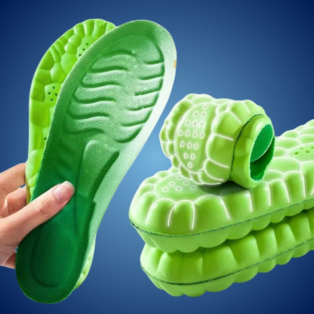 BowLift | Orthopedic Insoles for Foot Pain Relief | 4D Shock Absorption, Heel Pain Relief & Posture Support for All-Day Comfort
