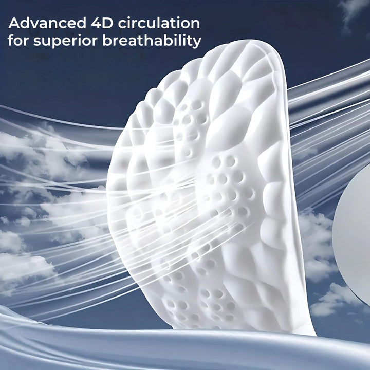 BowLift | Orthopedic Insoles for Foot Pain Relief | 4D Shock Absorption, Heel Pain Relief & Posture Support for All-Day Comfort