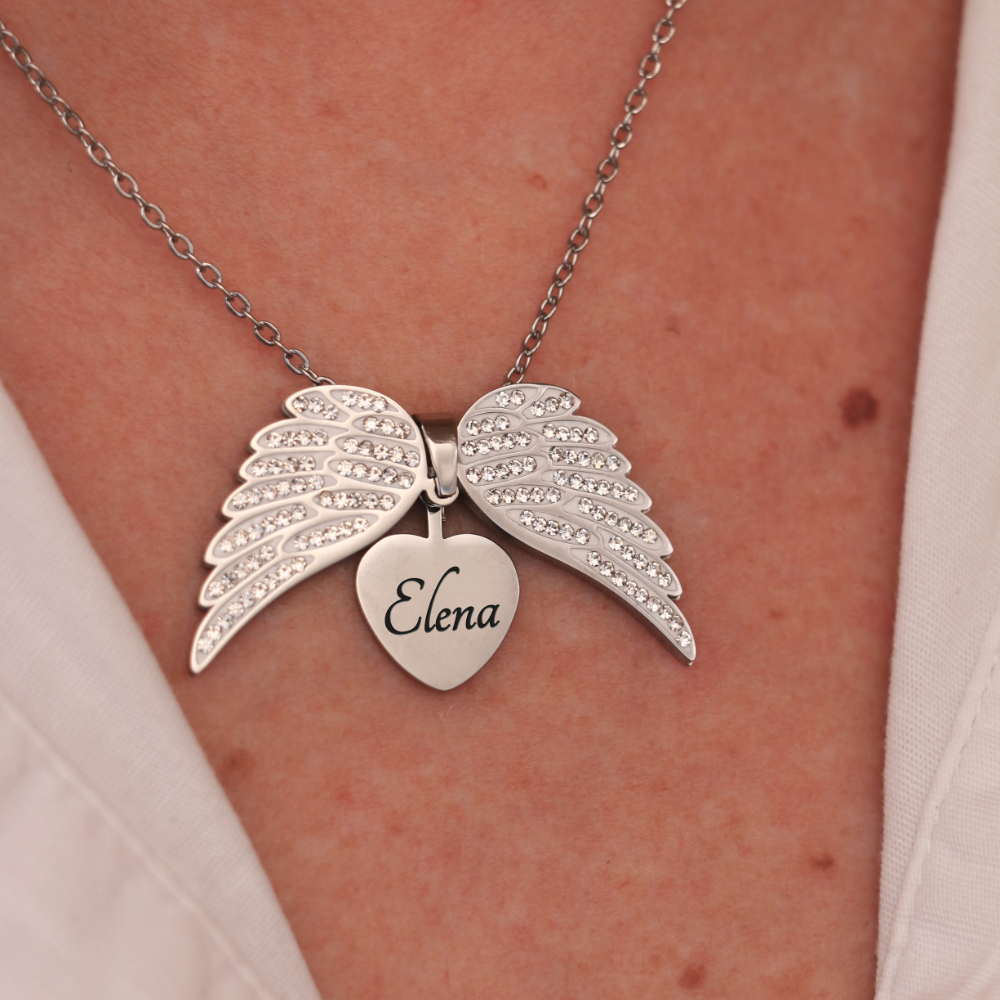 BowLift | Engelenhart Necklace – Refined Jewelry with Engraving in Gold or Silver